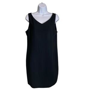Country Road Australia Women's Black Sleeveless Shift Dress Size 12 Minimalist